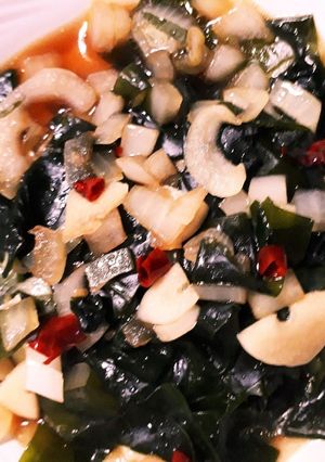 【ピリ辛】焼きワカメ-レシピのメイン写真