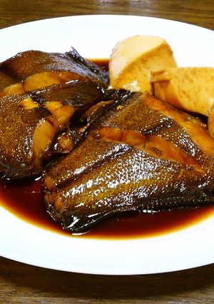 ヒラメの煮つけ-レシピのメイン写真