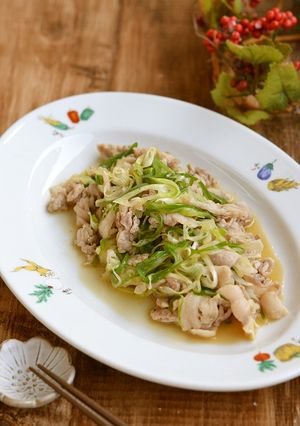 豚こま切れ肉のねぎ塩炒め【作り置き】-レシピのメイン写真