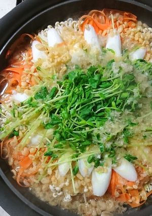 無限鍋つゆ！おろしたぬき鍋-レシピのメイン写真