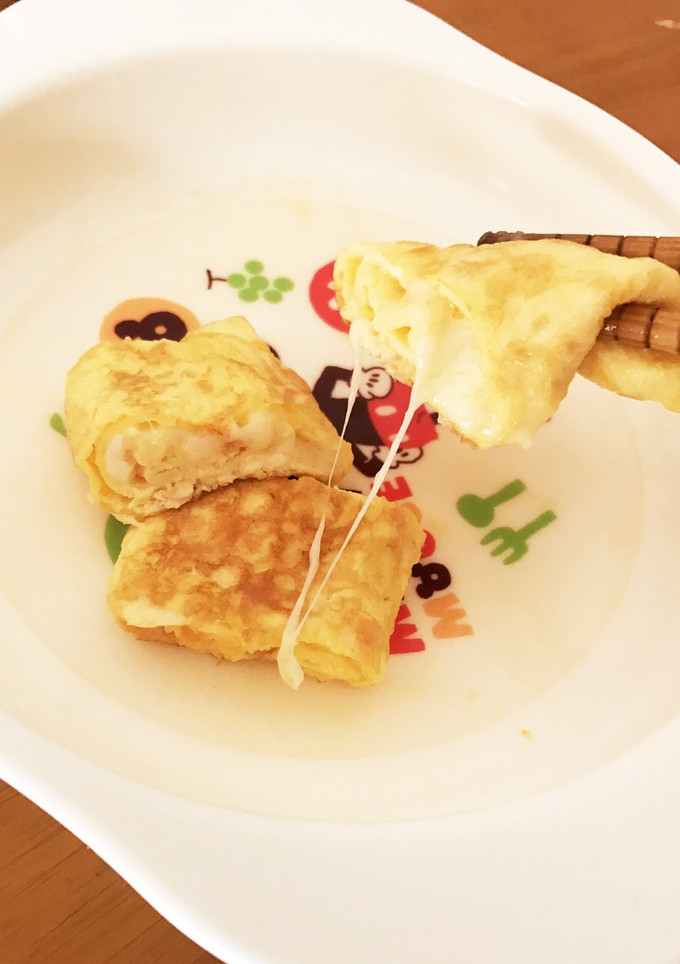 とろ〜り♡鮭チーズの卵焼き-レシピのメイン写真