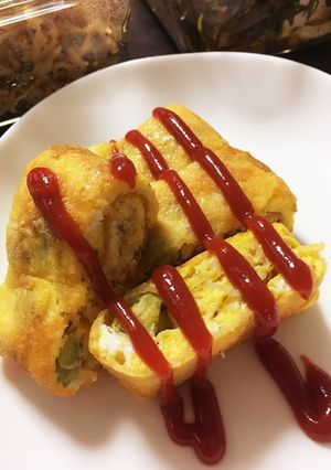 外側がチーズ。な香ばしい卵焼き☆-レシピのメイン写真