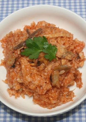 簡単☆炊飯器☆ひものでフィッシュライス-レシピのメイン写真