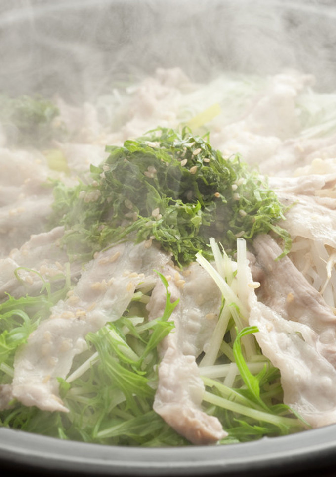 レンジで簡単！もやしと豚肉の重ね蒸し-レシピのメイン写真