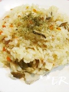 お鍋で炊き込みきのこピラフ~♪♪-レシピのメイン写真