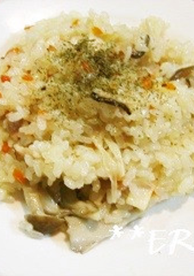 お鍋で炊き込みきのこピラフ～♪♪-レシピのメイン写真