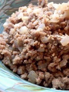 簡単◎うま塩牛肉そぼろのしっとりふりかけ-レシピのメイン写真