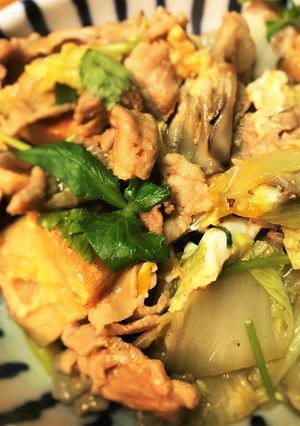 仙台麩の豚スキ丼-レシピのメイン写真