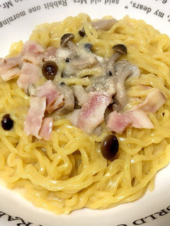 シチューの素でクリームソースパスタ-レシピのメイン写真