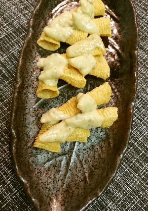 とんがりコーンチーズ添え-レシピのメイン写真
