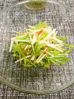 水菜と中華クラゲのサラダ-レシピのメイン写真