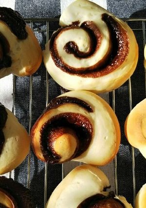 スライス生チョコレートでチョコロールパン-レシピのメイン写真