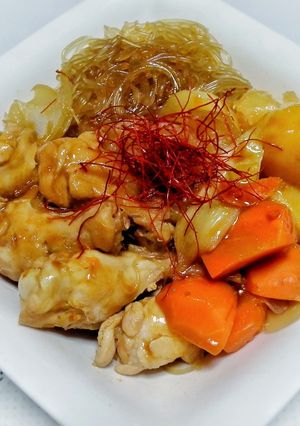 チムタク（鶏の甘辛煮)韓国料理-レシピのメイン写真
