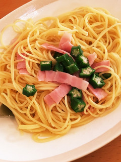 ずぼら!ペペロンチーノ風パスタ-レシピのメイン写真