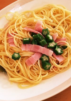 ずぼら！ペペロンチーノ風パスタ-レシピのメイン写真