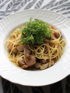 大葉と鶏肉の柚子ごしょうパスタ-レシピのメイン写真