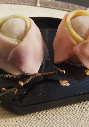 雛祭りデザート♪いちご大福のお雛様-レシピのメイン写真