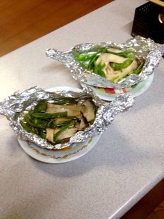 エリンギとピーマンのホイル焼き-レシピのメイン写真