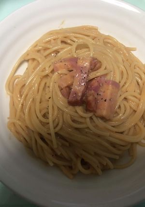 簡単カルボナーラ改良版-レシピのメイン写真