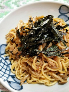 ツナとキノコ・玉ねぎの和風パスタ-レシピのメイン写真