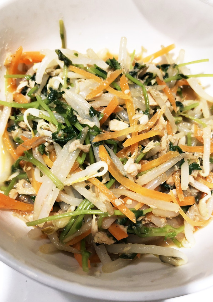 豆苗ともやしの和え物-レシピのメイン写真