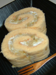 栗きんとんロールケーキ-レシピのメイン写真