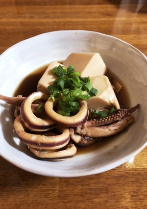 冷めても美味しいイカとお豆腐のおばんざい-レシピのメイン写真