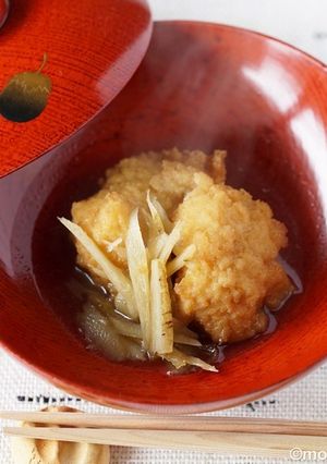 くわいのおろし揚げとごぼうの含め煮-レシピのメイン写真