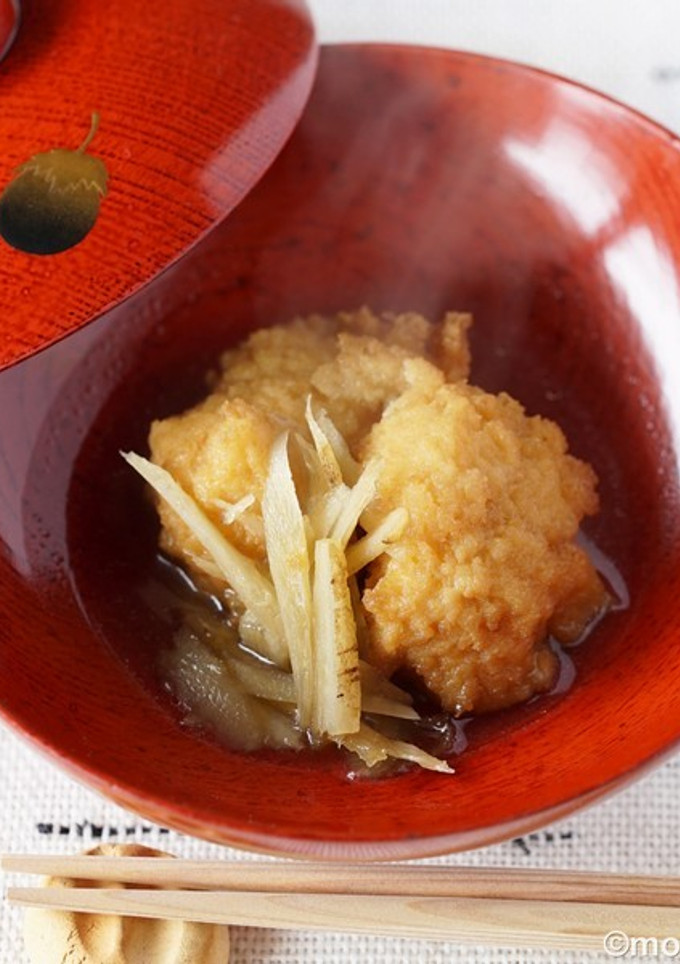 くわいのおろし揚げとごぼうの含め煮-レシピのメイン写真
