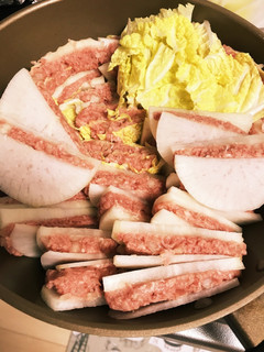 フライパンで白菜と大根のミルフィーユ煮-レシピのメイン写真