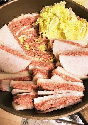 フライパンで白菜と大根のミルフィーユ煮-レシピのメイン写真