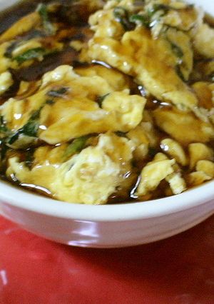 ニラ玉丼-レシピのメイン写真