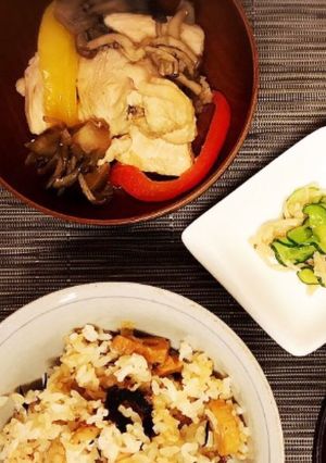 鶏胸肉キノコオイスターソース焼き-レシピのメイン写真