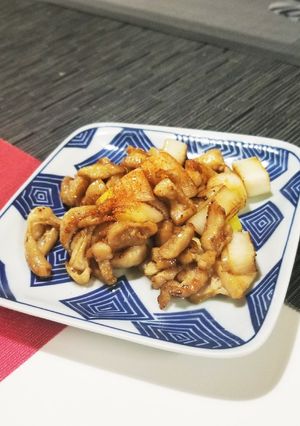 ネギ鶏皮焼き-レシピのメイン写真