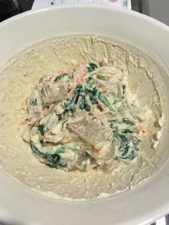 ほうれん草と人参の白和え-レシピのメイン写真