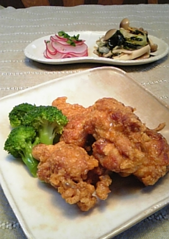おかずの定番王様！鶏のから揚げ～♪-レシピのメイン写真