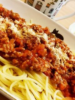 豚挽き肉で☆野菜たっぷりミートソース☆-レシピのメイン写真