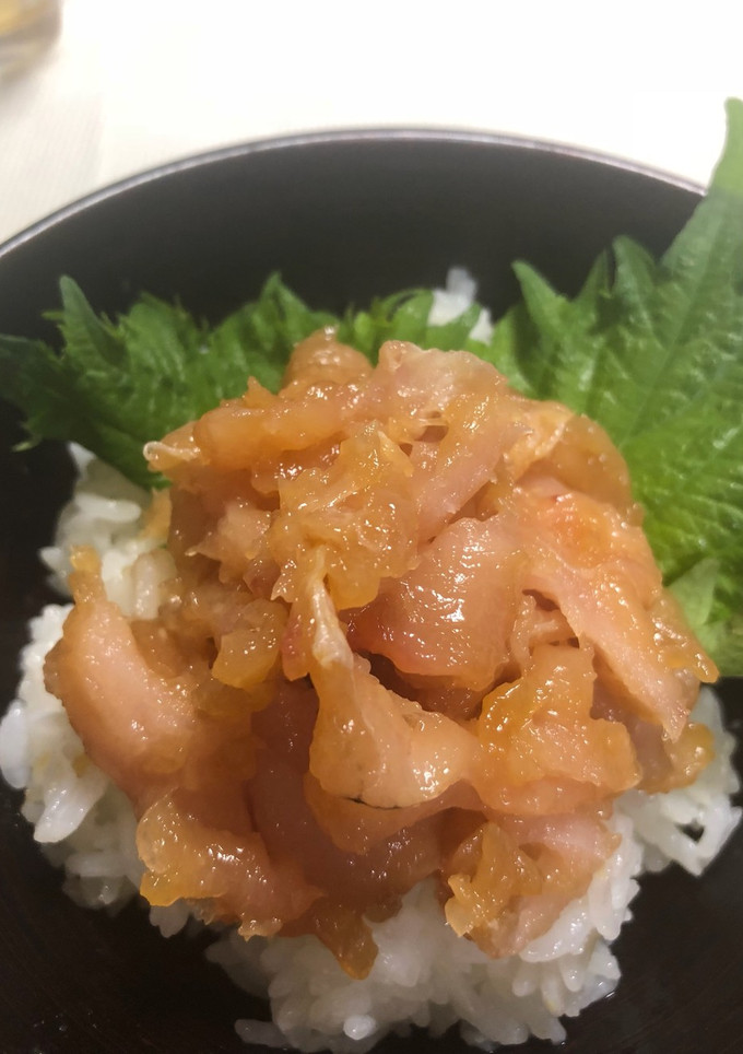 びんちょうまぐろ で 中落ち風びんとろ丼-レシピのメイン写真