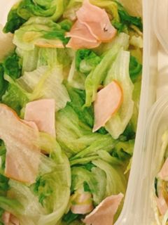 レタスとハムの炒め物-レシピのメイン写真