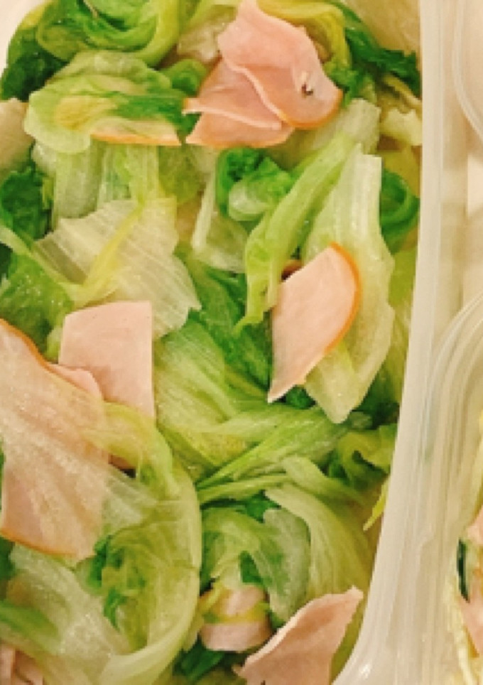 レタスとハムの炒め物-レシピのメイン写真