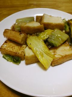 白菜と厚揚げの中華炒め-レシピのメイン写真