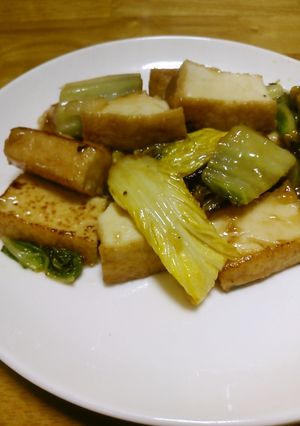 白菜と厚揚げの中華炒め-レシピのメイン写真