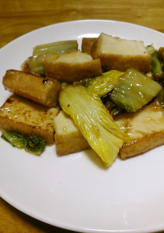 白菜と厚揚げの中華炒め-レシピのメイン写真