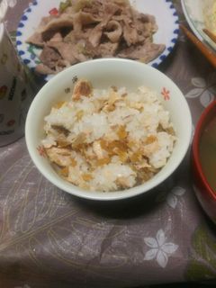 大根の漬物と焼き鮭の混ぜご飯-レシピのメイン写真