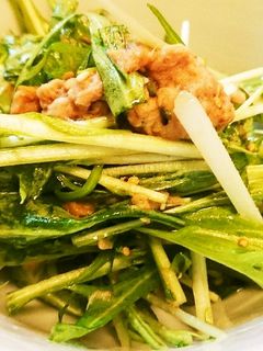 水菜とツナのごま油香るサラダ-レシピのメイン写真