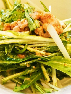 水菜とツナのごま油香るサラダ-レシピのメイン写真