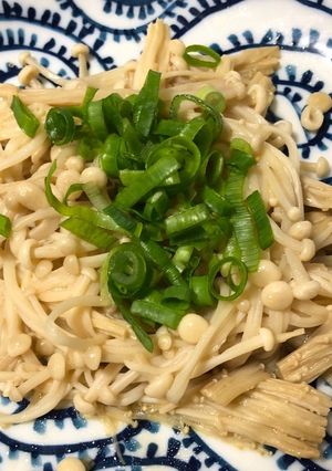 レンジ調理！えのきのレモンバターあえ-レシピのメイン写真