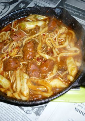 ペパー･ウィンナーと白ねぎで焼きうどん-レシピのメイン写真