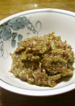 ふき味噌(ばっけみそ)の作り方-レシピのメイン写真