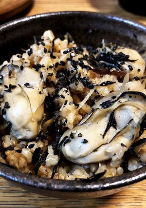 牡蠣とごぼうの炊き込みご飯-レシピのメイン写真
